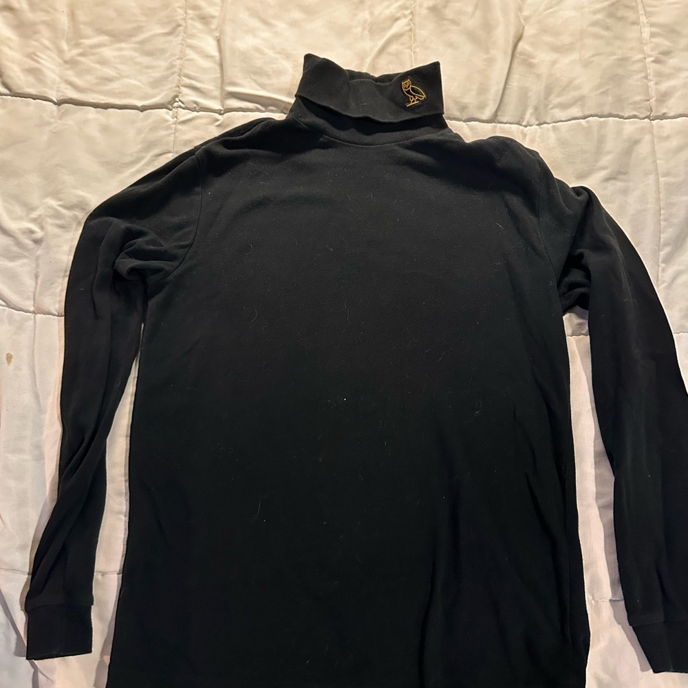 OVO SNOW BLACK TURTLE NECK MOCKNECK - Picture 3 of 6